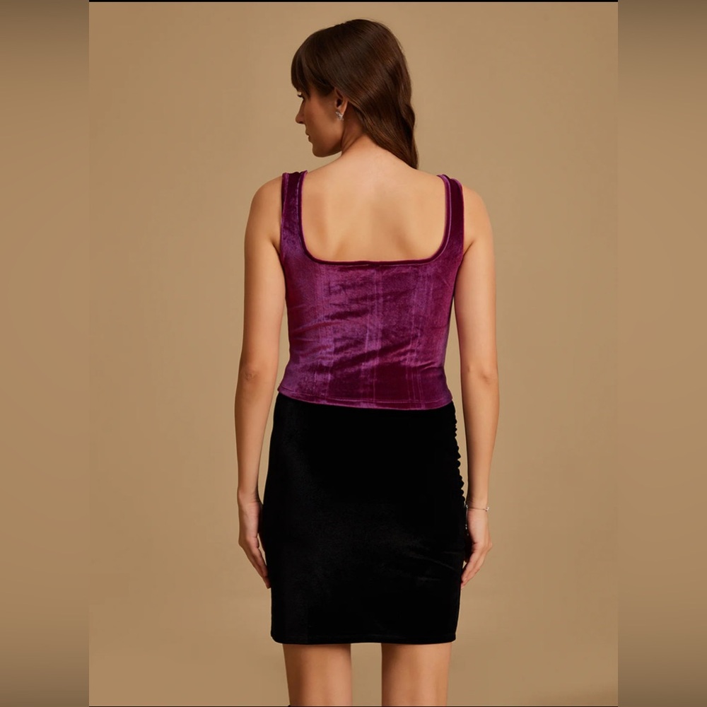 Corset Detail Crop Top